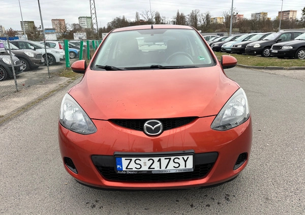 Mazda 2 cena 12999 przebieg: 186000, rok produkcji 2009 z Szczecin małe 301